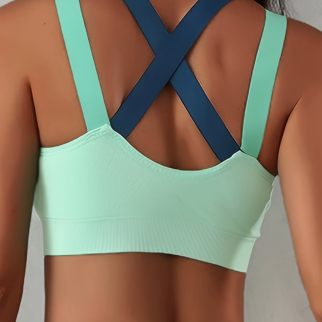 Summer Outer Wear Beautiful Back No Steel Ring Vest Type Sleep Sports Underwear Female Yoga Running Fitness Sports Bra Thin