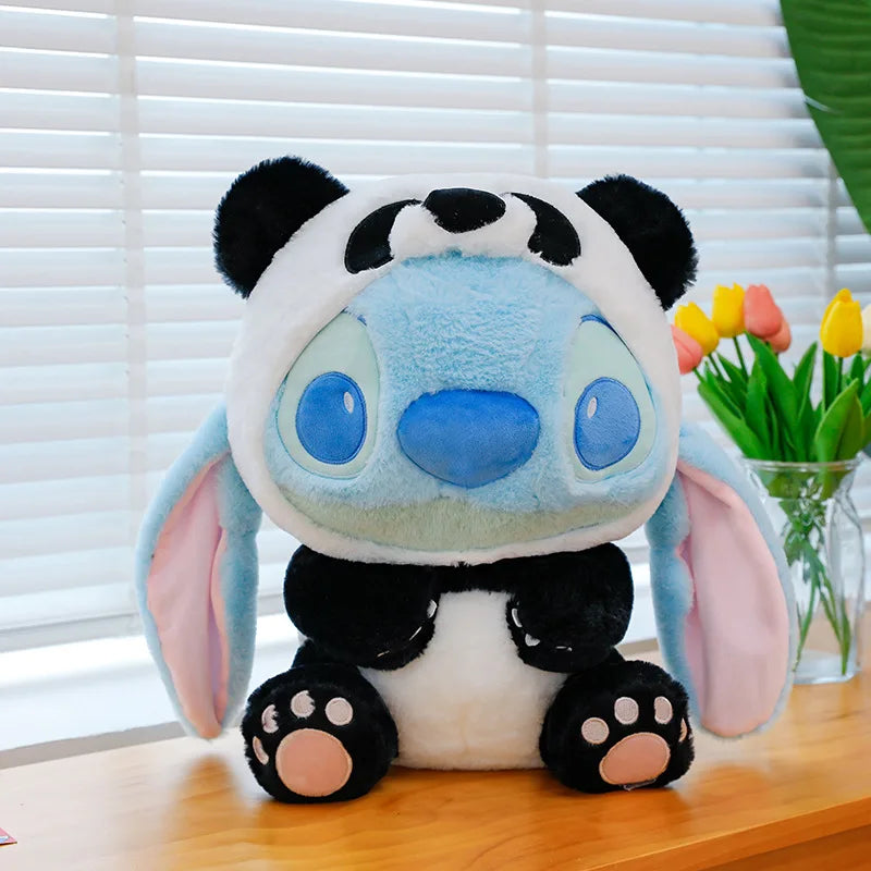 New Giant Size Cartoon Stitch Angel Plush Toy Stitch Panda Doll Gift Children's Sleeping Pillow Christmas Gift