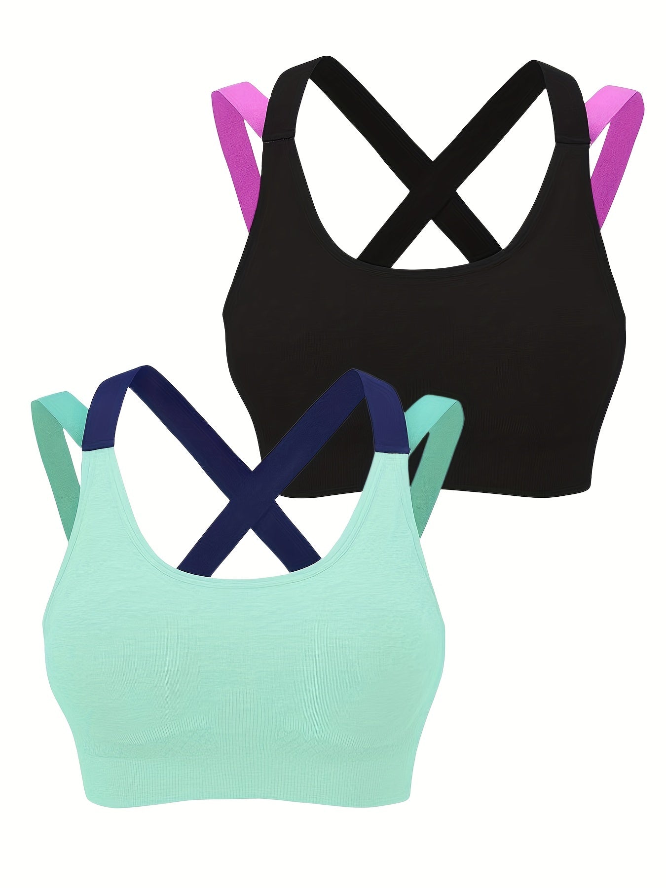 Summer Outer Wear Beautiful Back No Steel Ring Vest Type Sleep Sports Underwear Female Yoga Running Fitness Sports Bra Thin