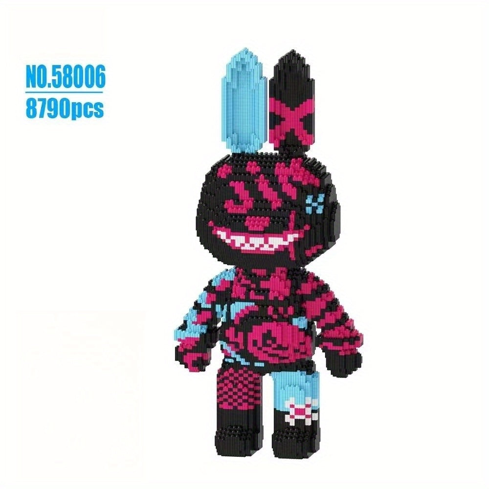 Oversized 22in/55.88cm Cute DIY Building Blocks, Decorative Ornaments, Home Decoration, Holiday Gift, Puzzle Building Block Toy Gift Christmas Halloween Gift