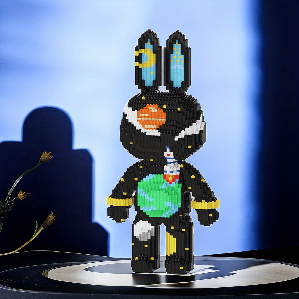 Oversized 22in/55.88cm Cute DIY Building Blocks, Decorative Ornaments, Home Decoration, Holiday Gift, Puzzle Building Block Toy Gift Christmas Halloween Gift