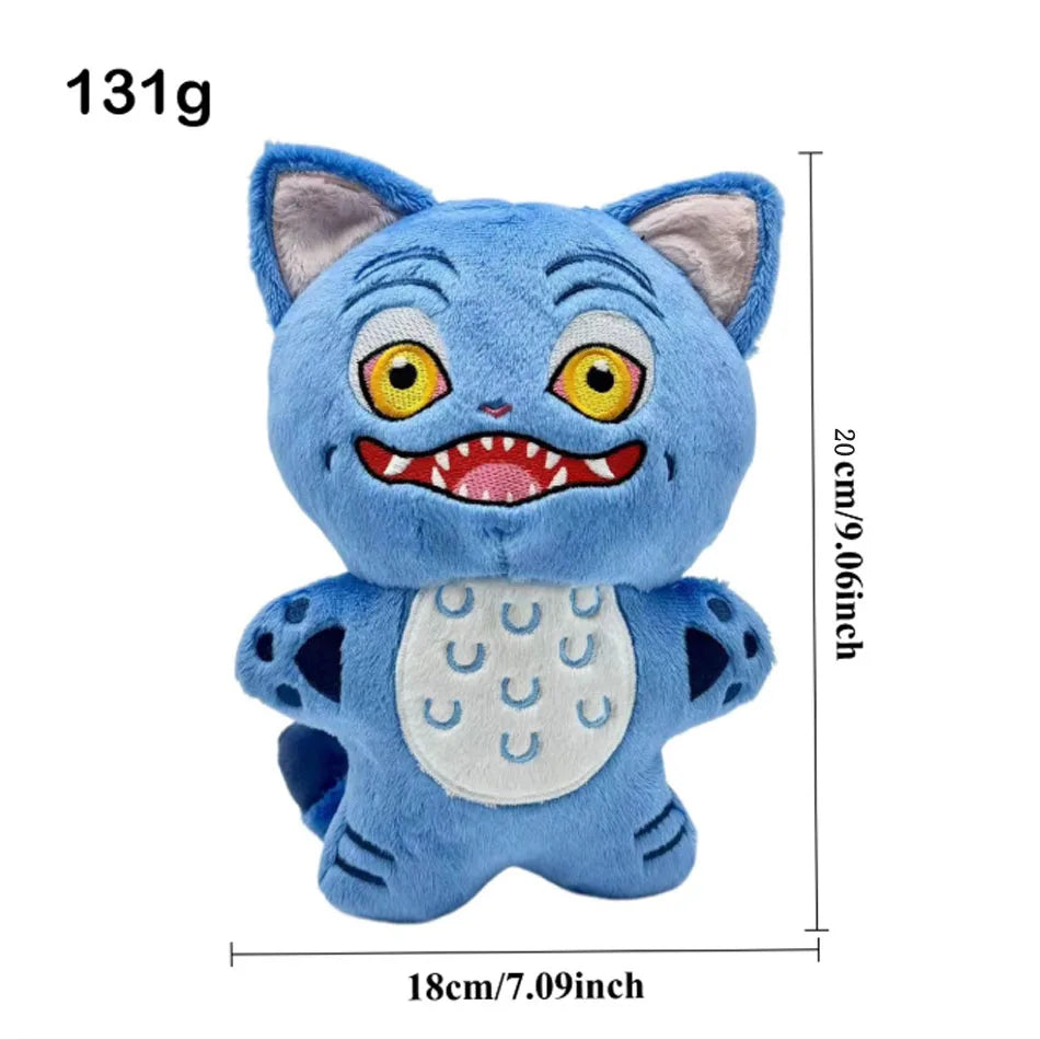 *2025 Anime Kpop Demons Hunters Plush Cute Purple Tiger Black Hat Magpie With 3 Eyes Monster Hunt Girl Group Doll For Fans Gifts