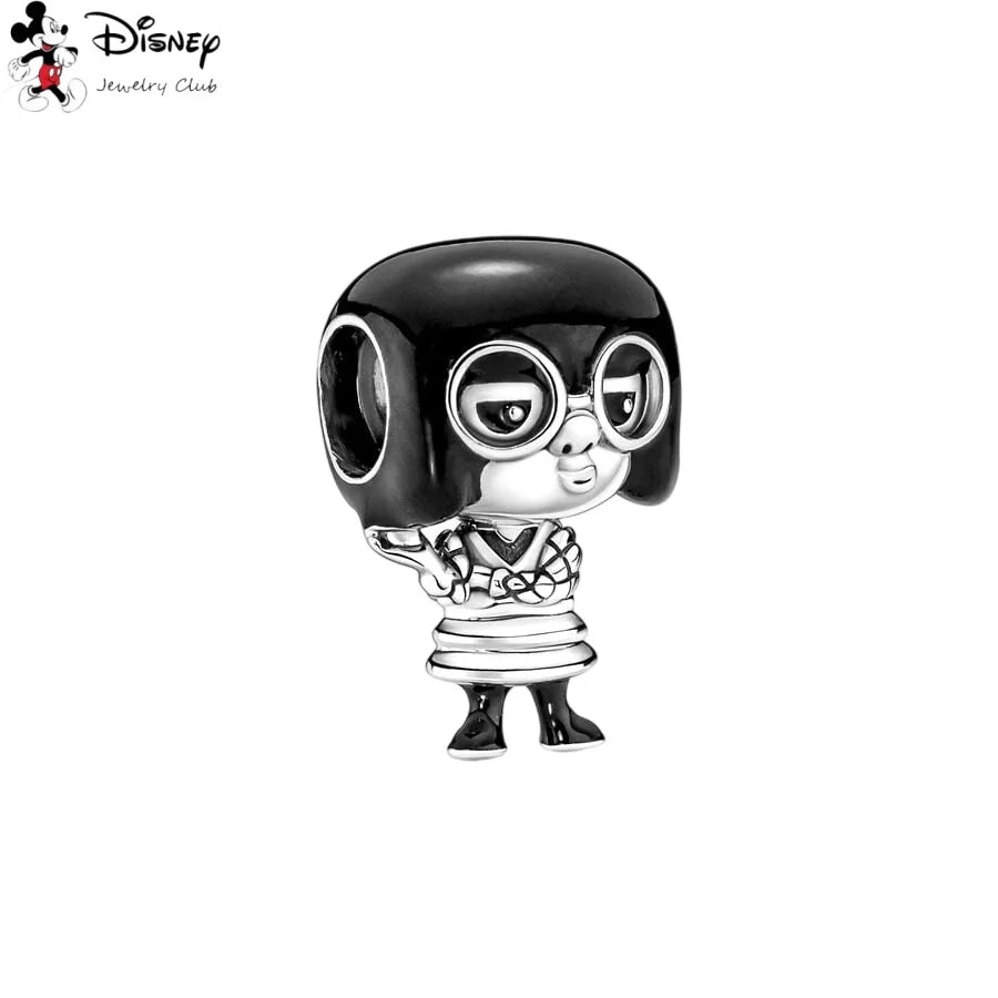 MINISO NEW DIY Fine Making Winnie the Pooh Animated Series Dangle Charm Bead Fit Original Silver 925 Bracelet Women Jewelry Gift