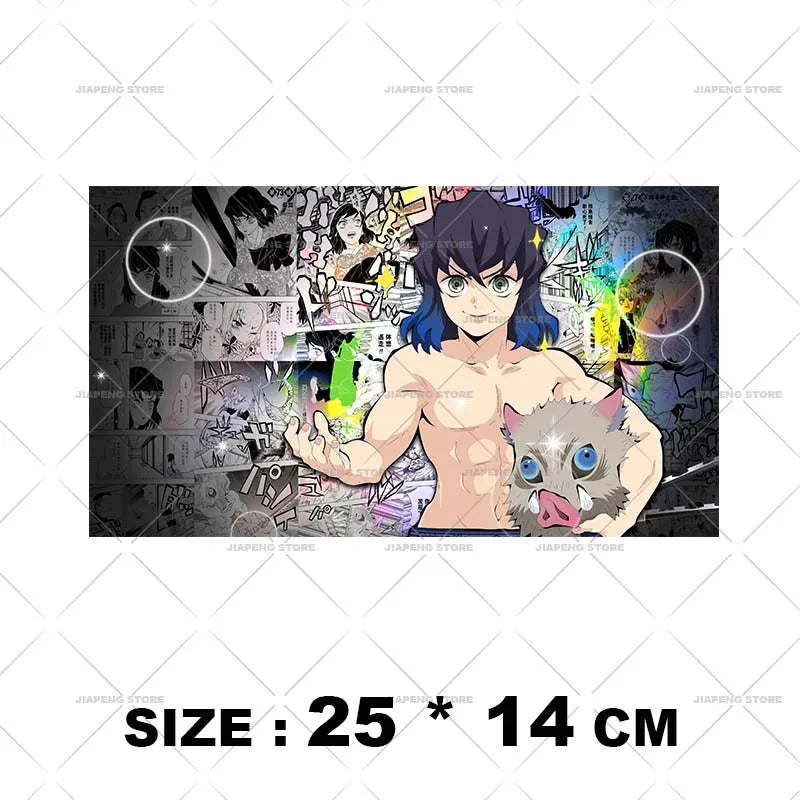 Demon Slayer 3 T shirts Stickers Nezuko Zenitsu Hot Anime Iron on Patches Heat Transfers Vinyl For Clothes Cool Tanjirou Printed