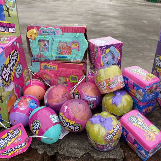 Shopkins Shopping Elf Blind Box Kindergarten Surprise Gift Supermarket Shopping Cute Doll Collect Ornaments Kids Birthday Gifts