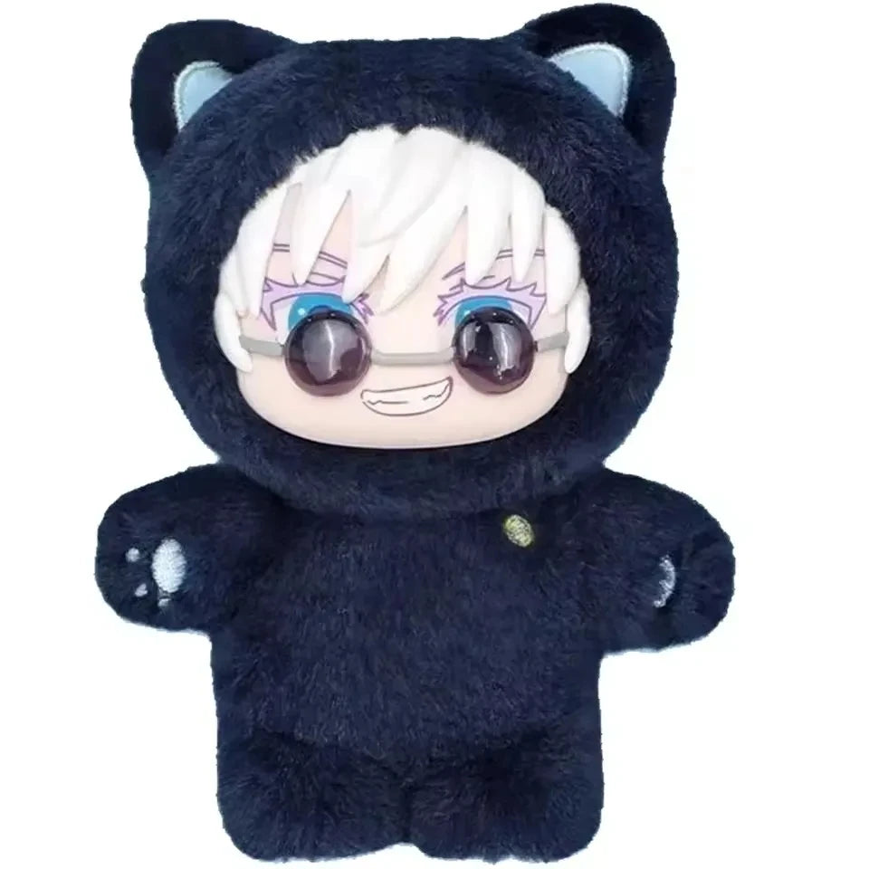 In Stock Genuine Eaki Jujutsu Kaisen Season 2 Cat Park Party Gojo Satoru Blind Box Plush Wrist Bag Pendant Model Collection