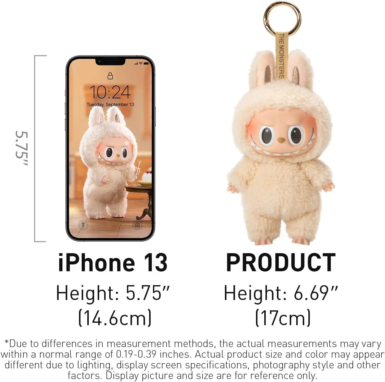Cute LABUBU Plush Keychain Blind Box from Tasty Macarons Series by POP MART Soft Stuffed Animal Doll for Collectors Random