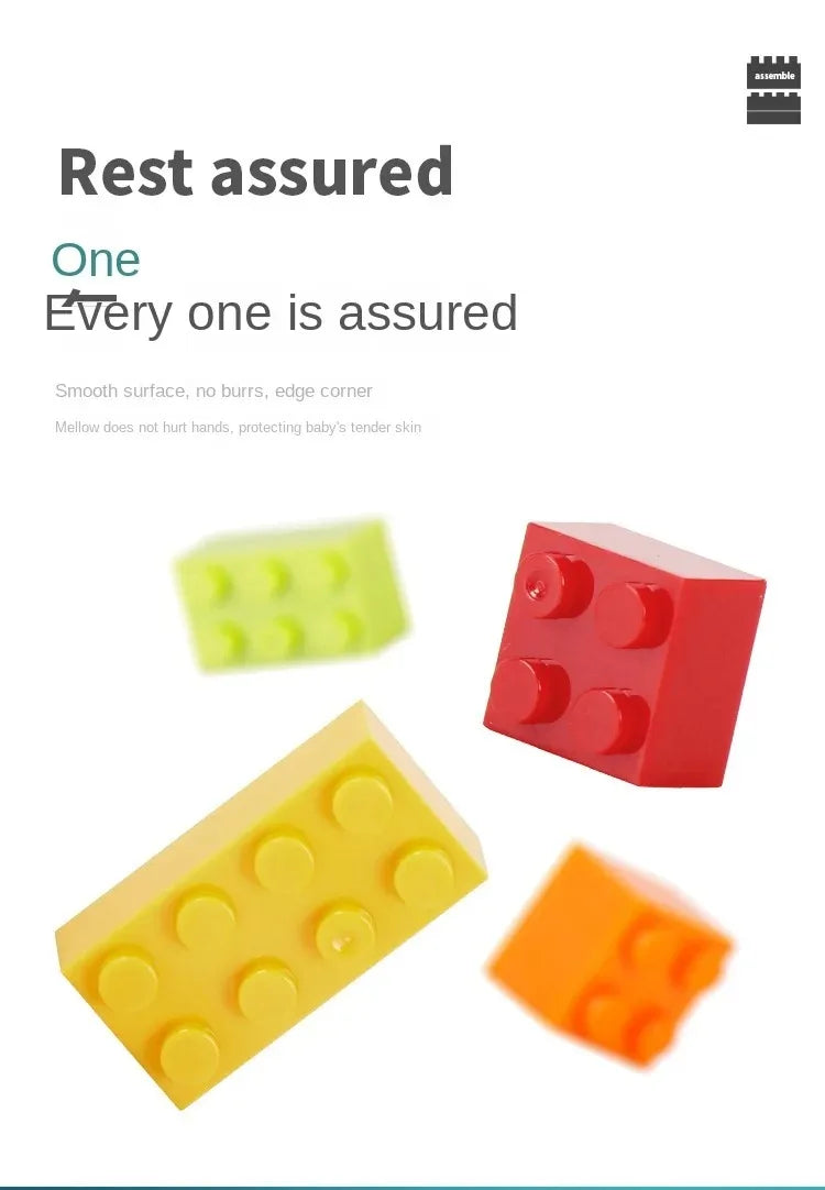 Building blocks Bulk children's blocks, Creative diy sets, Urban classic blocks, children's educational toys, 1000