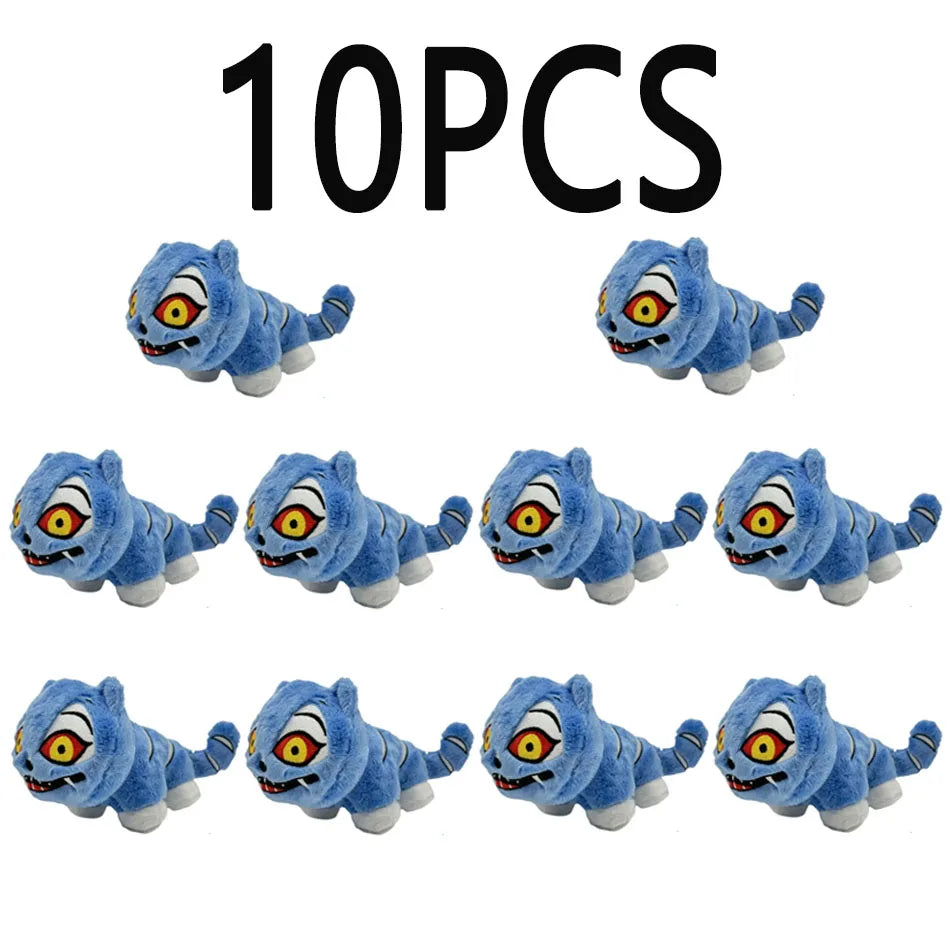 *2025 Anime Kpop Demons Hunters Plush Cute Purple Tiger Black Hat Magpie With 3 Eyes Monster Hunt Girl Group Doll For Fans Gifts