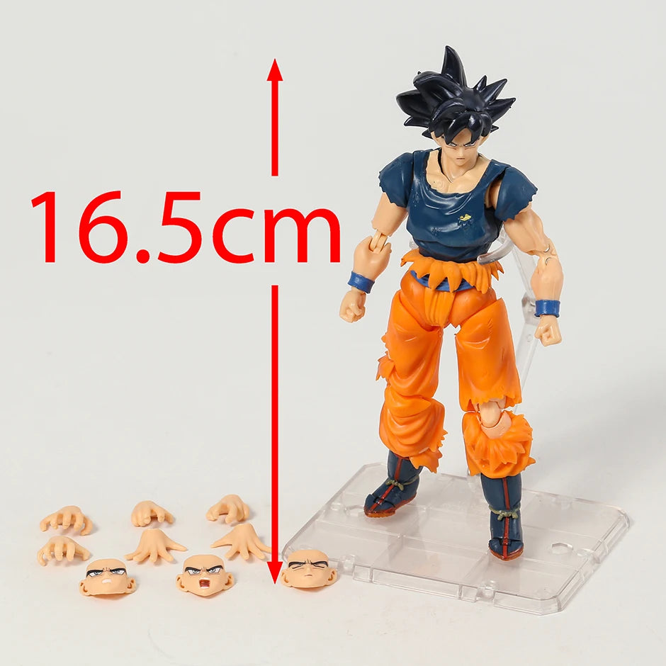 Dragonball Super Son Goku Ultra Instinct SHF Collection Action Figure PVC Model Figurals