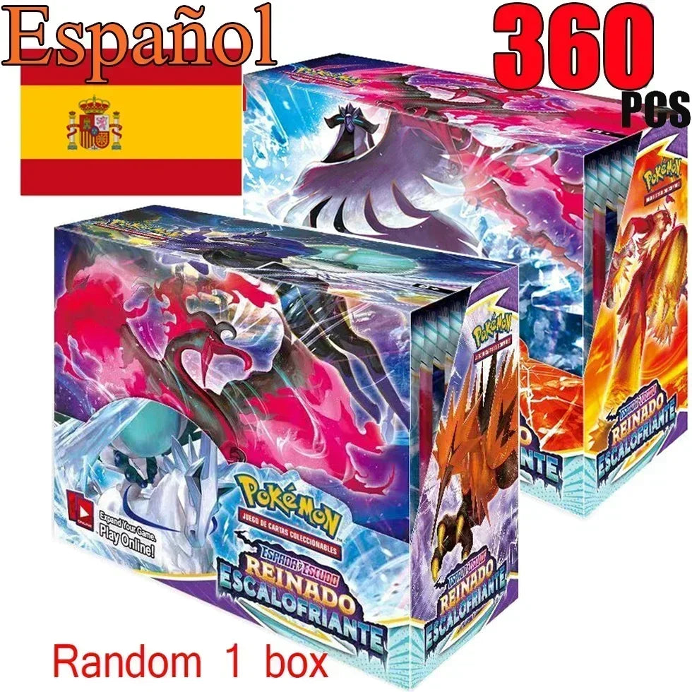 *360Pcs Pokemoned Destined Rivals Prismatic Evolutions Card Stellar Crown 151 Ultra Prism English Booster Battle Transaction Gif