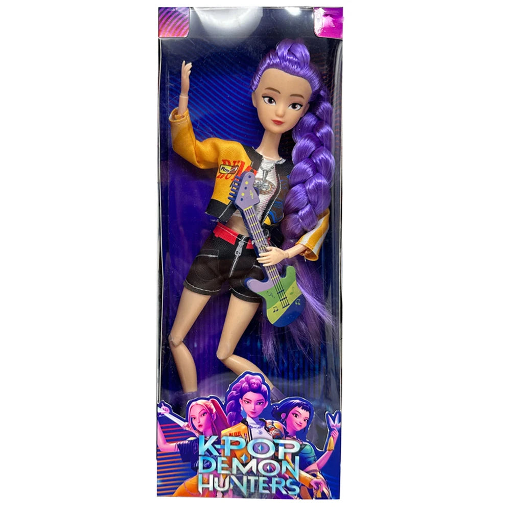 2026HOT NEW Anime KPop Demon Hunters Doll Vinyl Toy Rumi Mira zoi Character vinyl mask figurine Birthday Gift Fan Club Gifts