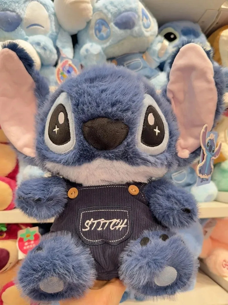Stitch Plush Doll Stuffed Toy Cute Cartoon Character Wearing Hoodie Pants Perfect for Girlfriend Gifts Birthday Holidays Decor
