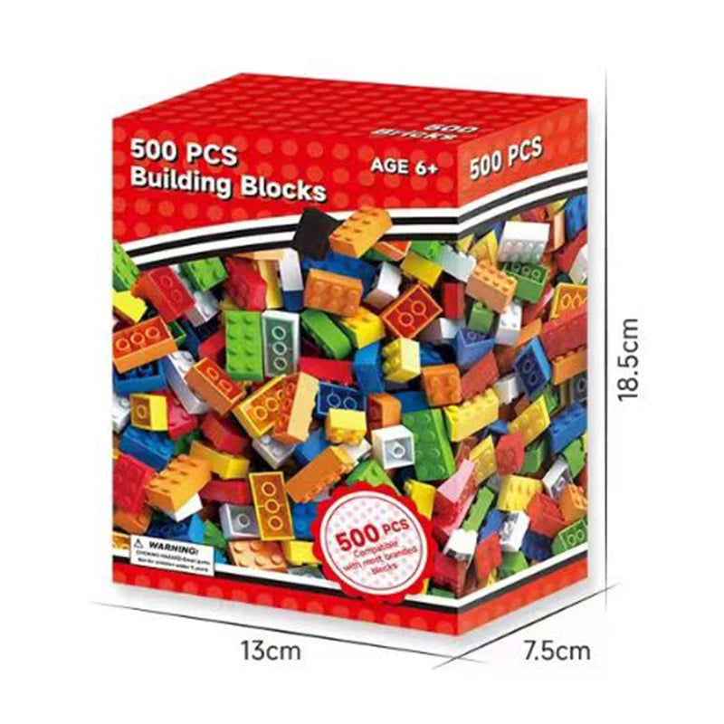 Building blocks Bulk children's blocks, Creative diy sets, Urban classic blocks, children's educational toys, 1000