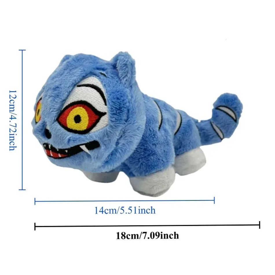 *2025 Anime Kpop Demons Hunters Plush Cute Purple Tiger Black Hat Magpie With 3 Eyes Monster Hunt Girl Group Doll For Fans Gifts