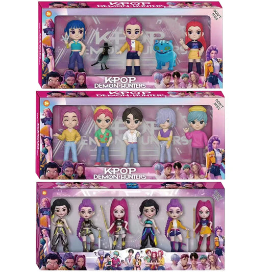 NEW Kpop Devil Hunter Rumi Zoe Mira anime polyvinyl chloride character collection desktop trinkets Childrensadult New Yeargift