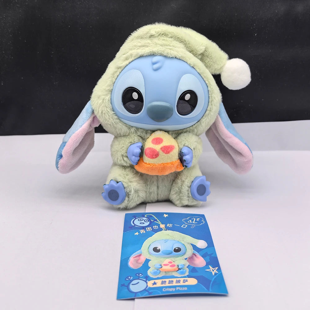 2028hot Stitch Eat Something Before Sleep Series Blind Box Plush Vinyl Toys Cute Doll Labu V3 Mystery Box Bag Pendant Decor Gift