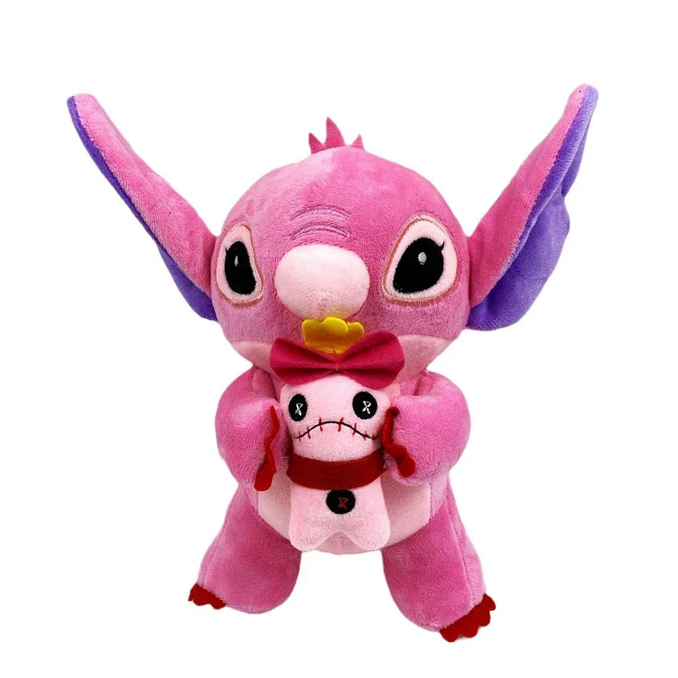 12cm 20cm 25cm Stitch Stuffed Plush Models Cartoon Stuffed Plush Dolls Anime Plush Baby Toys Kawaii Kids Birthday Gift