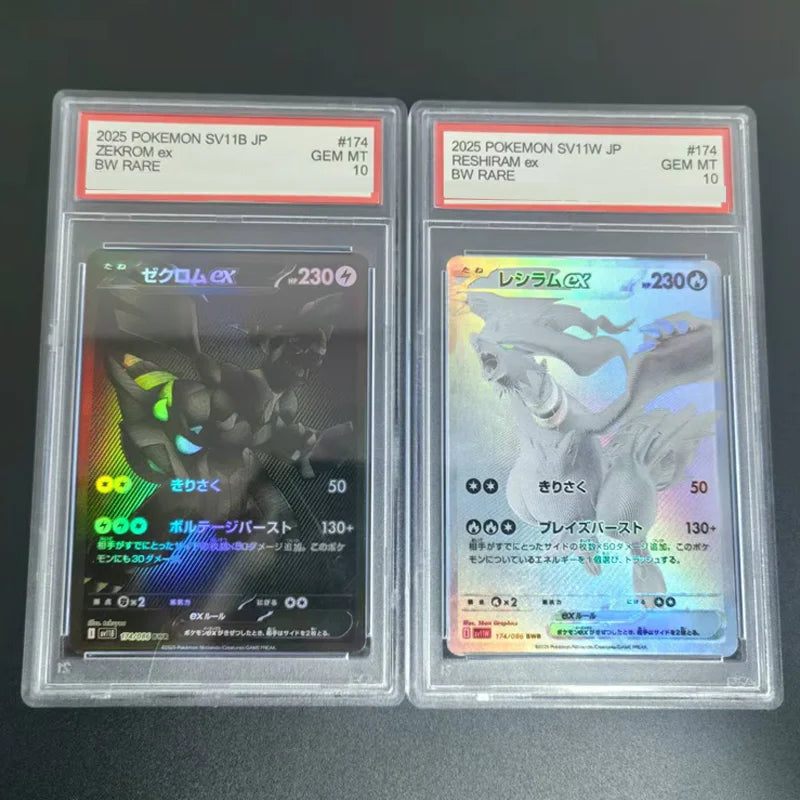 Japanese Pkm Collection Cards Ptcg Sv11W Sv11B Black Blot White Flare Booster Box Zekrom Ex Reshiram Ex 174/086 Game
