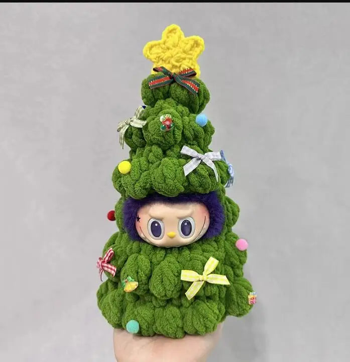 labubu Christmas Limited Edition Christmas Tree labubu Set Clothes Cute Christmas Gift Only Clothes Not Including Dolls