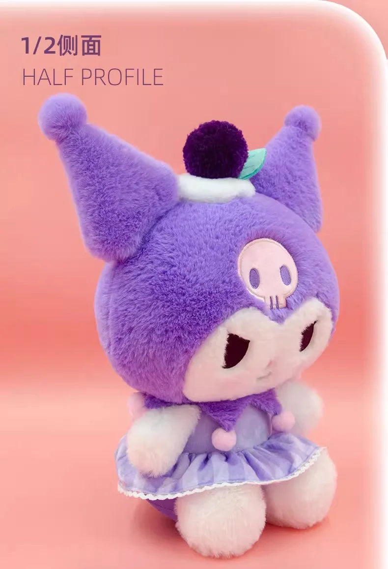 Sanrio Hello Kitty Anime Kuromi Melody Cartoon Cute Plush Stuffed Toys Soft Pillow Plushies Keyring Doll Birthday Gifts For Girl