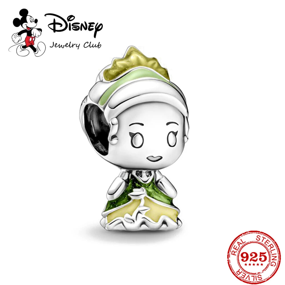 New 925 Sterling Silver Miniso Mickey Minnie Vinnie Charm of ley 925 Chain Beaded Fit Original Bracelet Bangle DIY Lady Jewelry