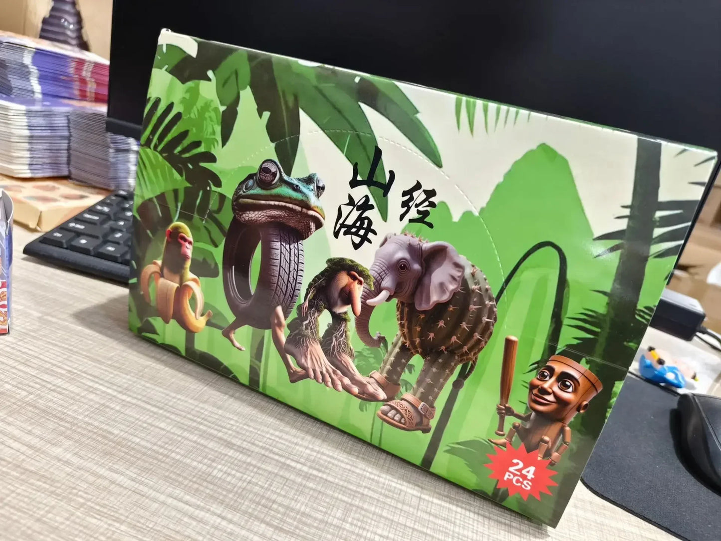 24PCS Fun Italian Brainrot Blind Box Toy Tungtungtung Sahur Tralarero Tralala Game Mini Model Blind Box Birthday Gift Toys