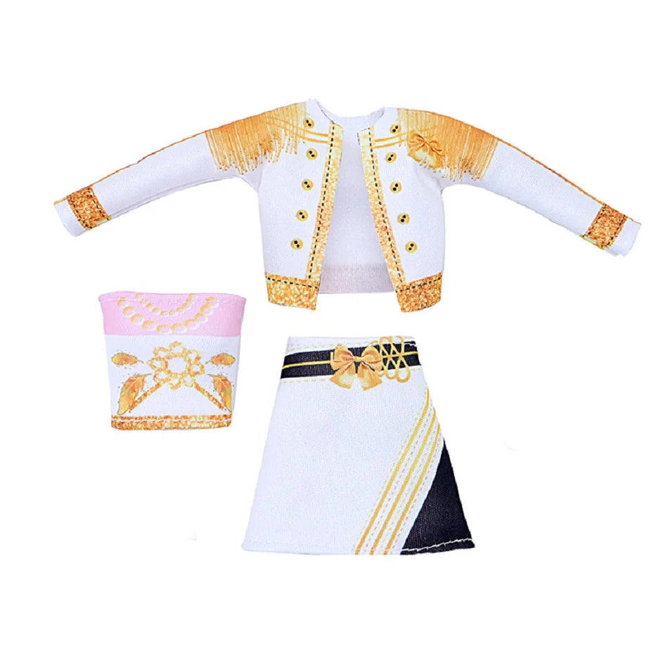 Hot Doll Toys Clothes Kpop Demon Hunters Toy Clothes Rumi Mira Zoey Beautiful Princess Baby Girl Dolls Clothes DIY Toy for Girls