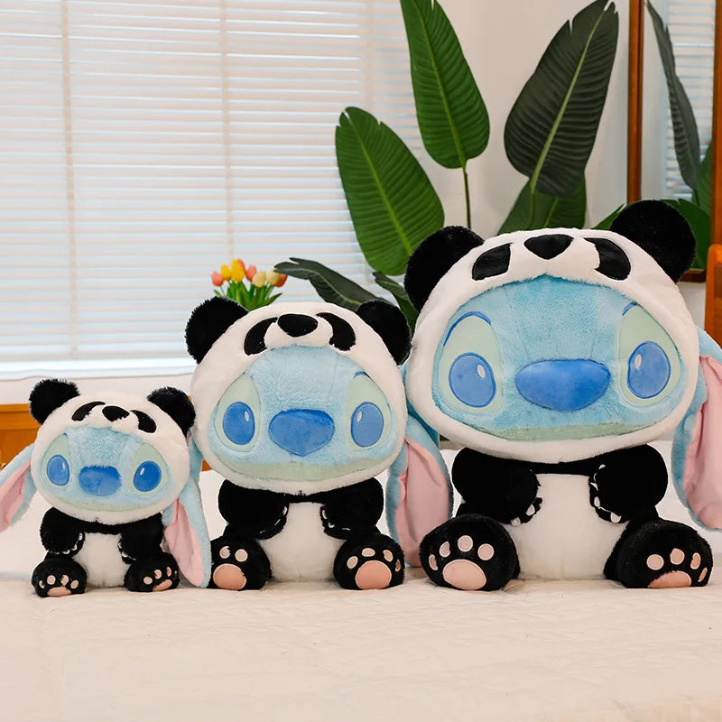New Giant Size Cartoon Stitch Angel Plush Toy Stitch Panda Doll Gift Children's Sleeping Pillow Christmas Gift