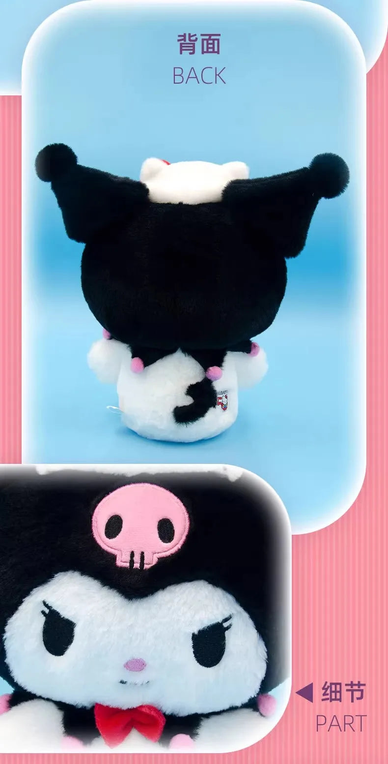 Sanrio Hello Kitty Anime Kuromi Melody Cartoon Cute Plush Stuffed Toys Soft Pillow Plushies Keyring Doll Birthday Gifts For Girl