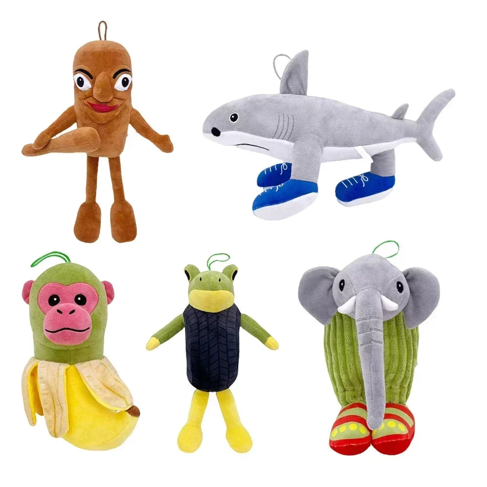 Italian Brainrot Tung Tung Tung Sahur Plush Toys Tungtung Sahur Tralalero Tralala Shark Plush Soft Stuffed Toy Doll Gift!