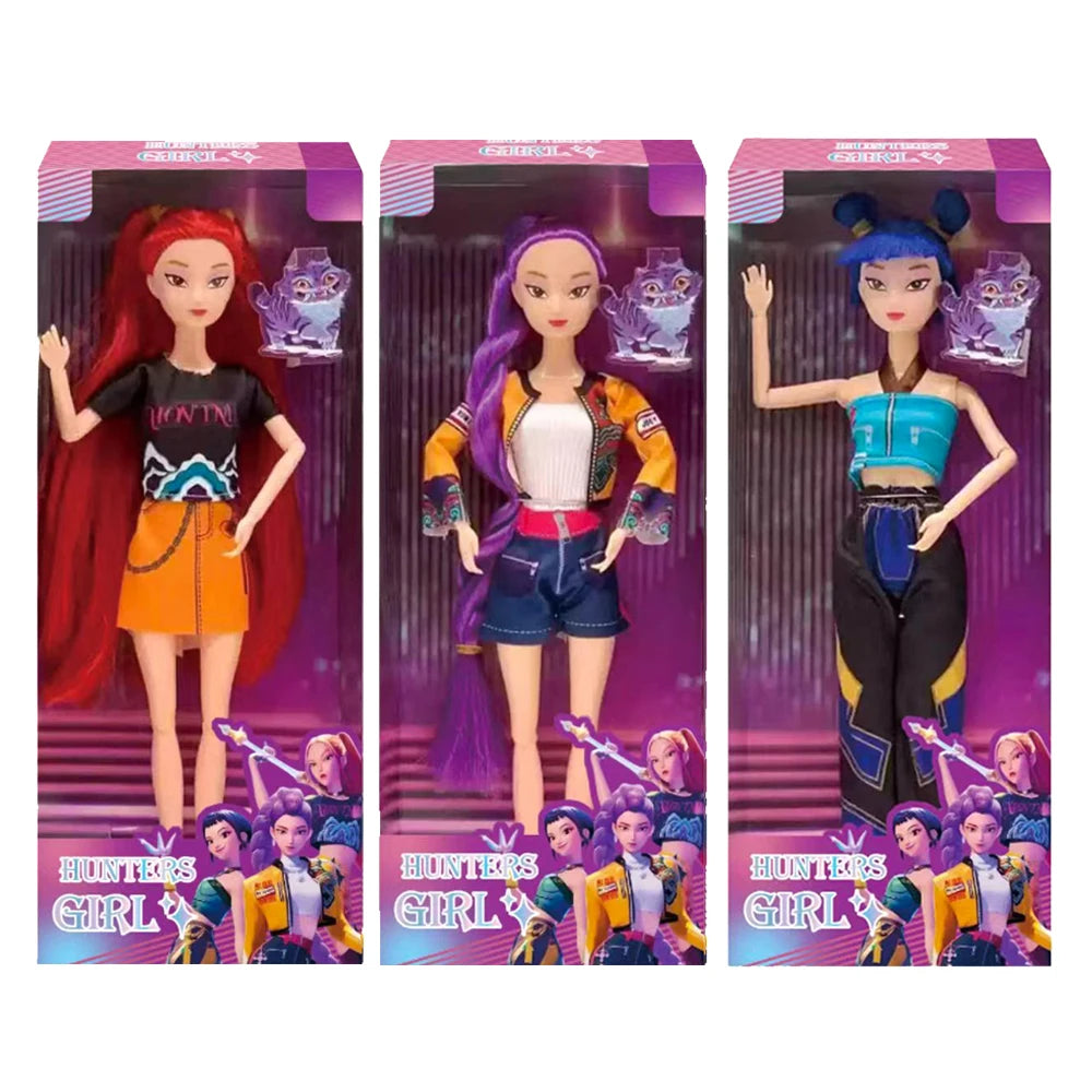 2026HOT NEW Anime KPop Demon Hunters Doll Vinyl Toy Rumi Mira zoi Character vinyl mask figurine Birthday Gift Fan Club Gifts