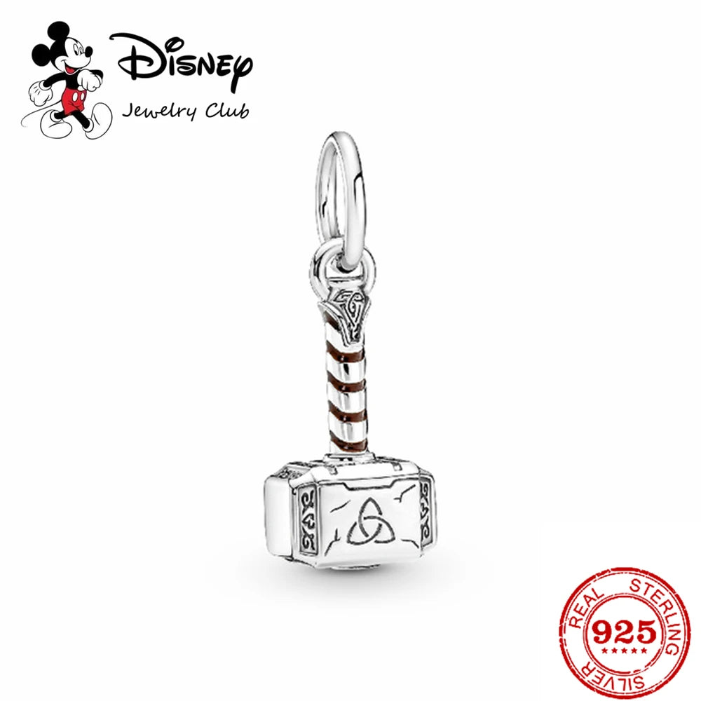 New 925 Sterling Silver Miniso Mickey Minnie Vinnie Charm of ley 925 Chain Beaded Fit Original Bracelet Bangle DIY Lady Jewelry