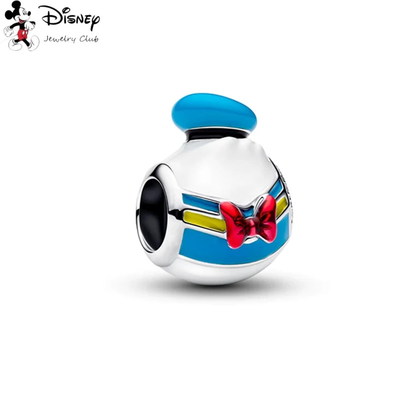 MINISO NEW DIY Fine Making Winnie the Pooh Animated Series Dangle Charm Bead Fit Original Silver 925 Bracelet Women Jewelry Gift