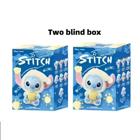 2028hot Stitch Eat Something Before Sleep Series Blind Box Plush Vinyl Toys Cute Doll Labu V3 Mystery Box Bag Pendant Decor Gift