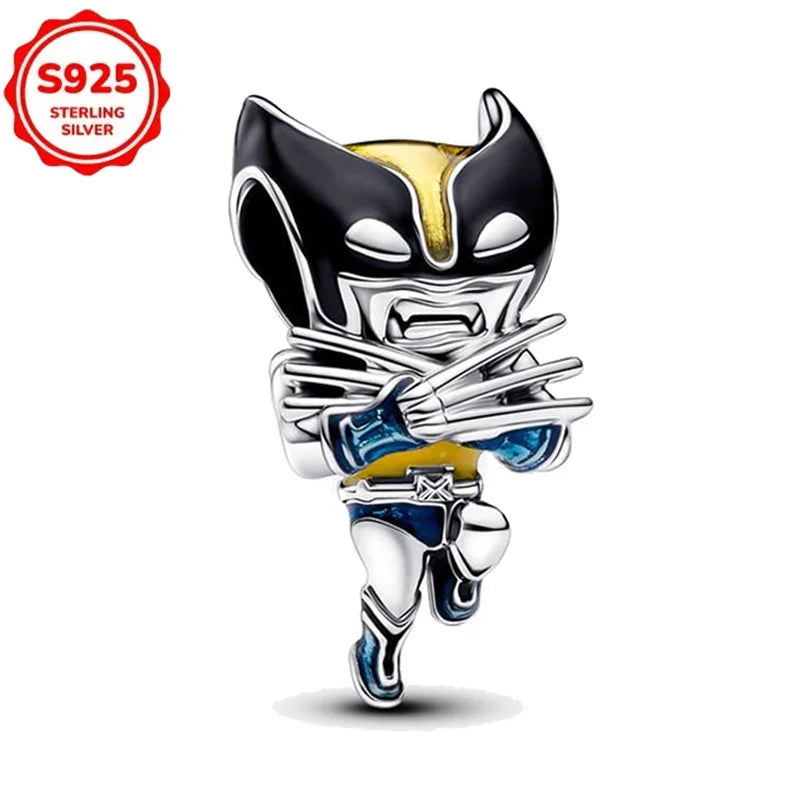 DISNEYS 925 Sterling Silver Halloween Stitch Dumbo Princess Charms Bead For Women Original 925 Bracelet DIY Jewelry Pendant Gift