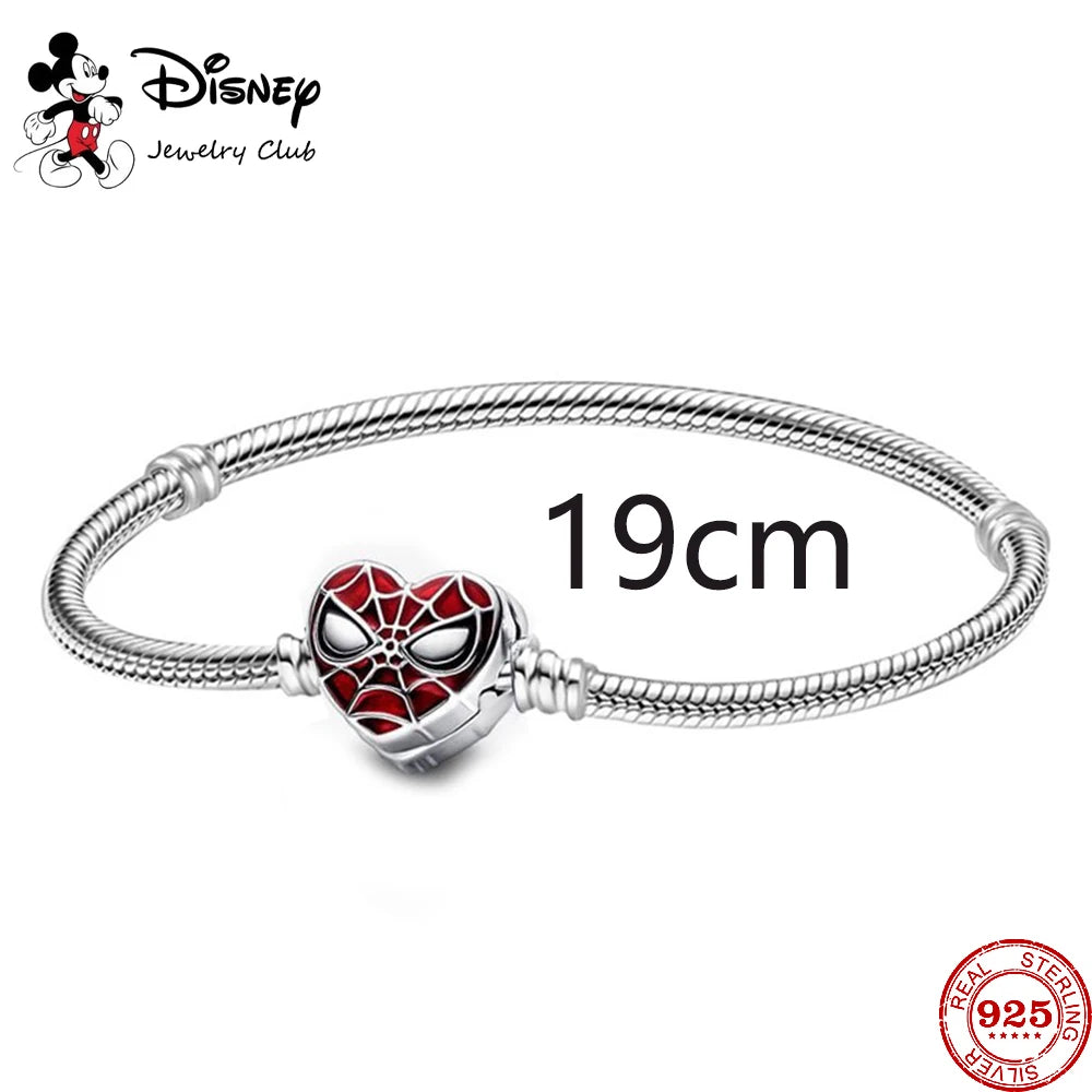 New 925 Sterling Silver Miniso Mickey Minnie Vinnie Charm of ley 925 Chain Beaded Fit Original Bracelet Bangle DIY Lady Jewelry