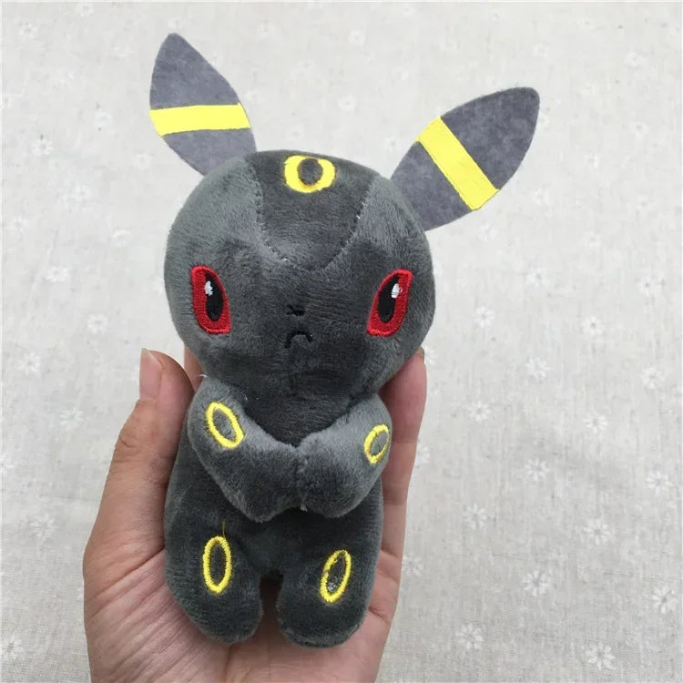 21PCs/set Pokemon Charmander Eevee Plush Doll Pendant Stuffed Bulbasaur Squirtle Pendant Plush Keychain