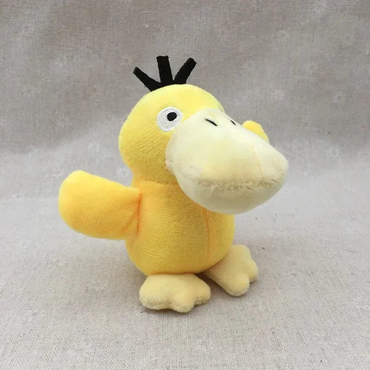 21PCs/set Pokemon Charmander Eevee Plush Doll Pendant Stuffed Bulbasaur Squirtle Pendant Plush Keychain