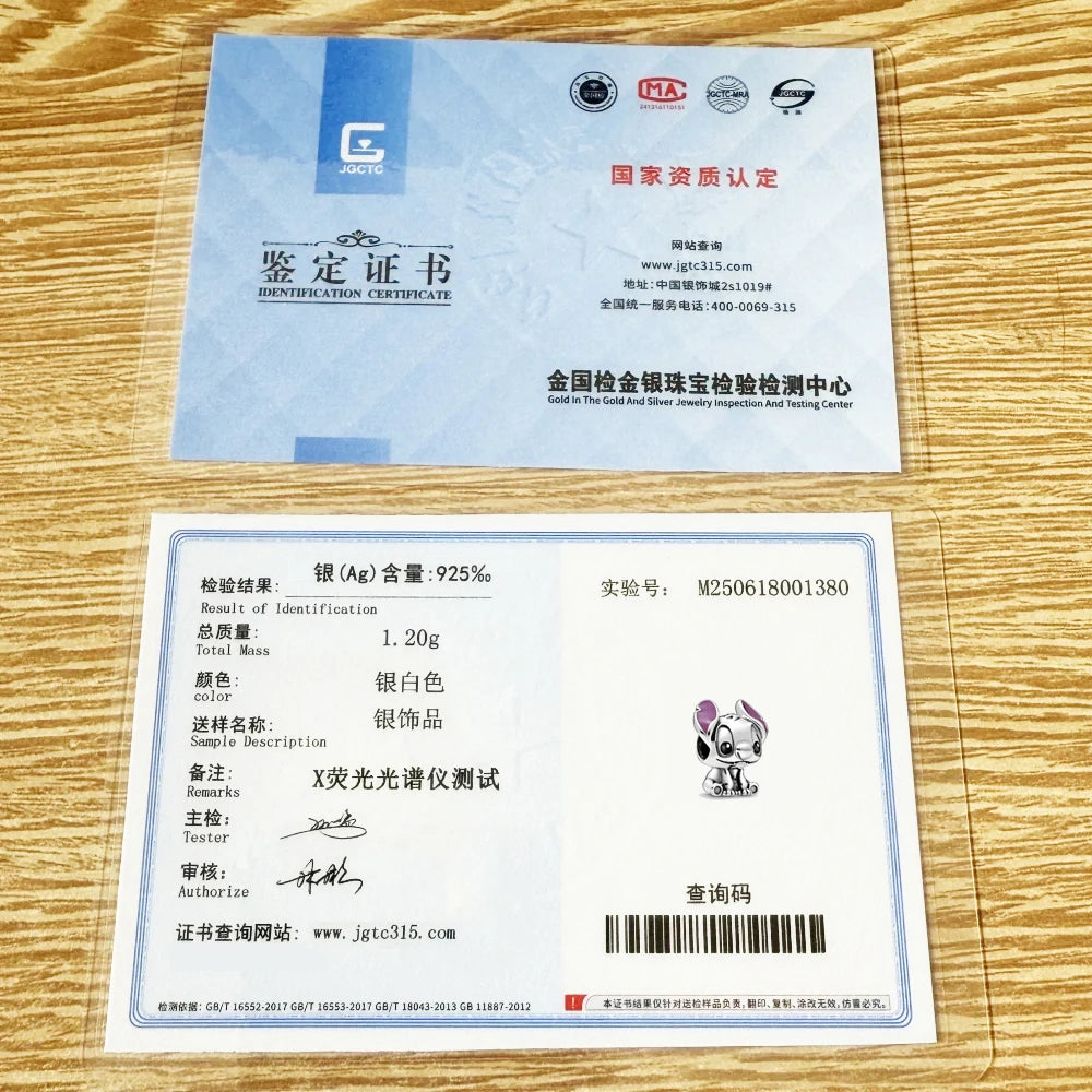 New 925 Sterling Silver Miniso Mickey Minnie Vinnie Charm of ley 925 Chain Beaded Fit Original Bracelet Bangle DIY Lady Jewelry