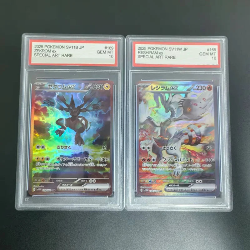 Japanese Pkm Collection Cards Ptcg Sv11W Sv11B Black Blot White Flare Booster Box Zekrom Ex Reshiram Ex 174/086 Game