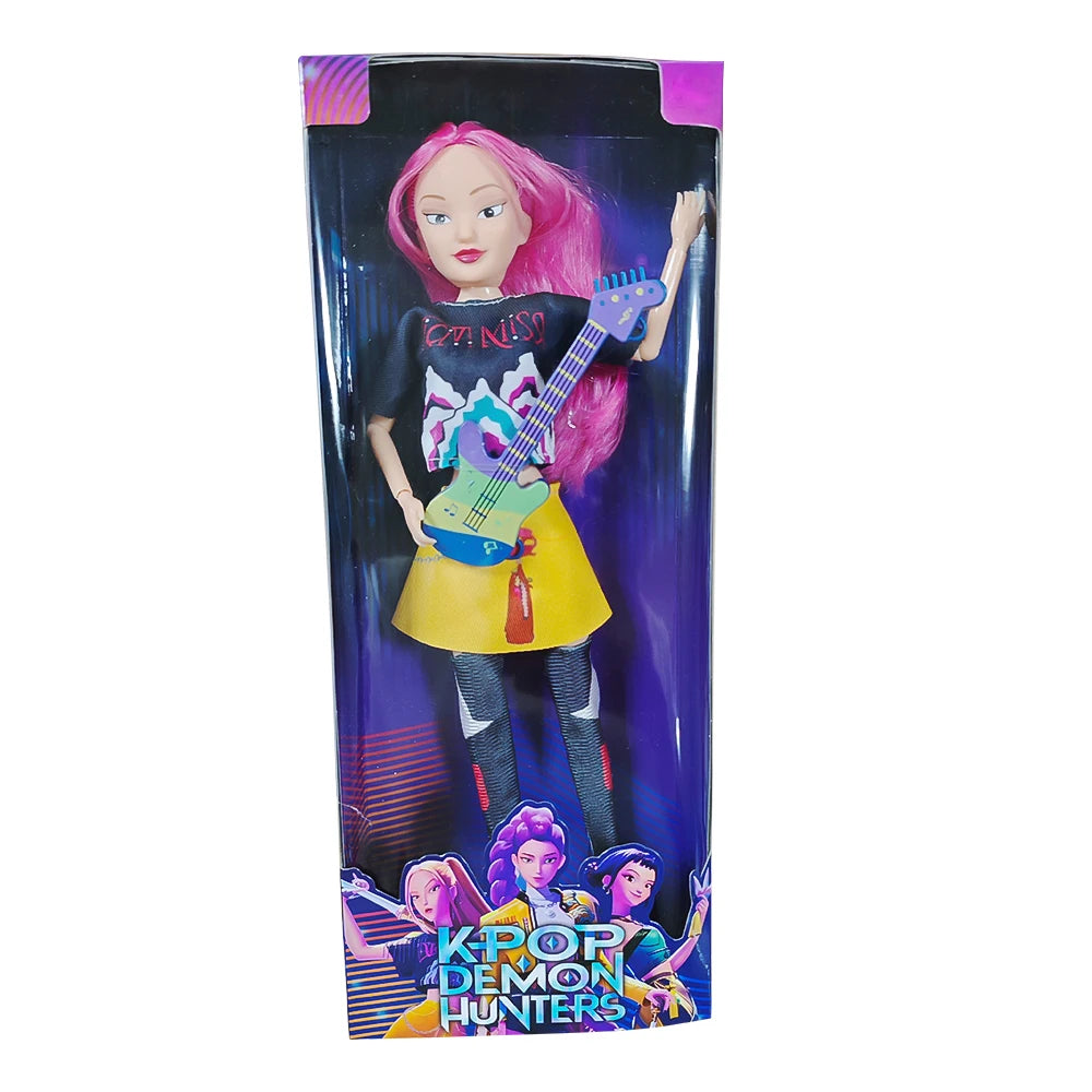 2026HOT NEW Anime KPop Demon Hunters Doll Vinyl Toy Rumi Mira zoi Character vinyl mask figurine Birthday Gift Fan Club Gifts