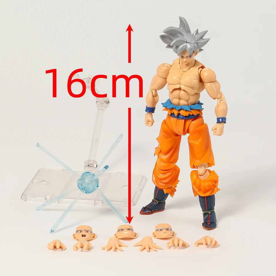 Dragonball Super Son Goku Ultra Instinct SHF Collection Action Figure PVC Model Figurals