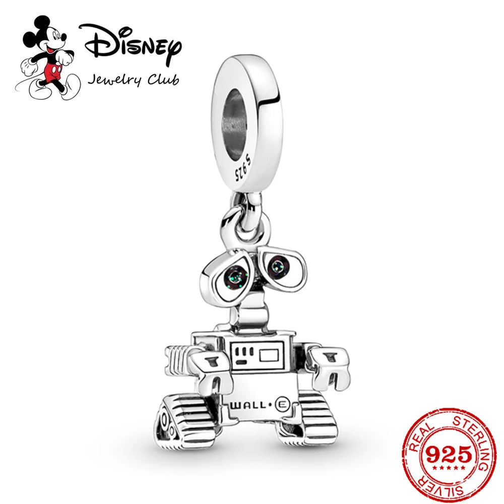 New 925 Sterling Silver Miniso Mickey Minnie Vinnie Charm of ley 925 Chain Beaded Fit Original Bracelet Bangle DIY Lady Jewelry