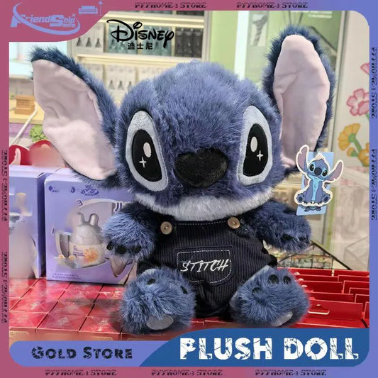 Stitch Plush Doll Stuffed Toy Cute Cartoon Character Wearing Hoodie Pants Perfect for Girlfriend Gifts Birthday Holidays Decor