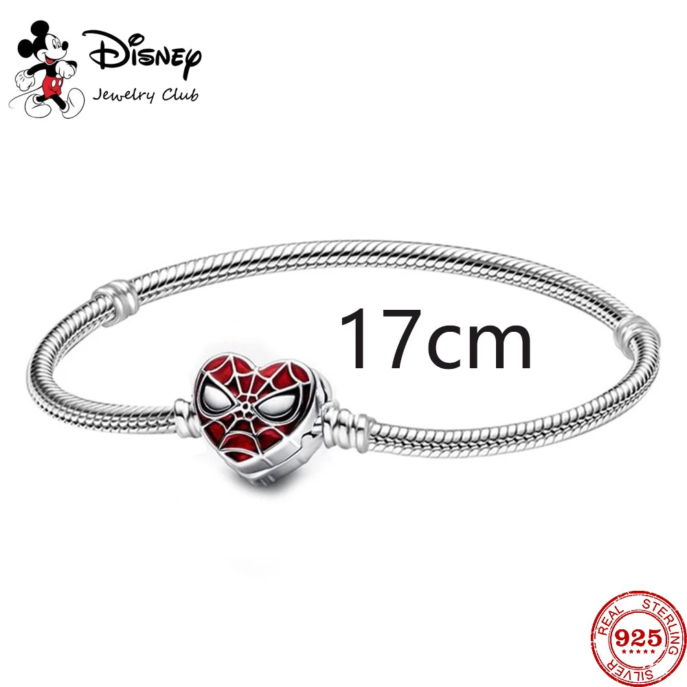 New 925 Sterling Silver Miniso Mickey Minnie Vinnie Charm of ley 925 Chain Beaded Fit Original Bracelet Bangle DIY Lady Jewelry