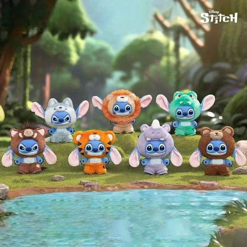IN STOCK Stitch Animal Series Blind Box Bag Pendant Cute Plush Doll Mystery Box Toy Surprise Christmas Gift for Kids Girlfriend