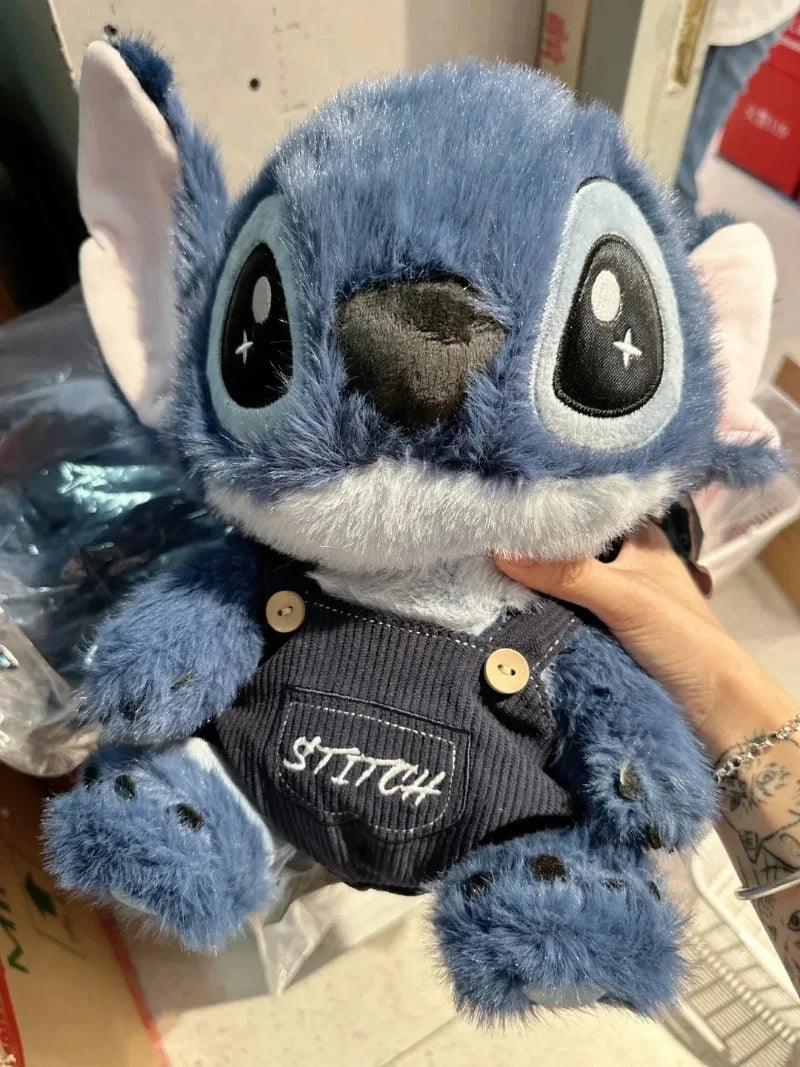 Stitch Plush Doll Stuffed Toy Cute Cartoon Character Wearing Hoodie Pants Perfect for Girlfriend Gifts Birthday Holidays Decor