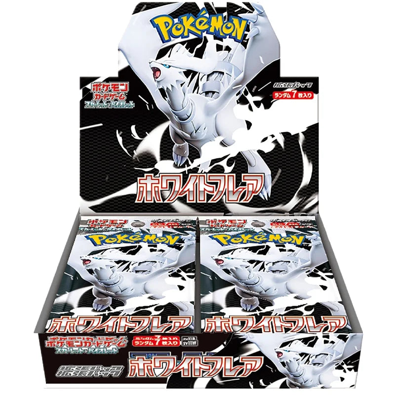 Japanese Pkm Collection Cards Ptcg Sv11W Sv11B Black Blot White Flare Booster Box Zekrom Ex Reshiram Ex 174/086 Game