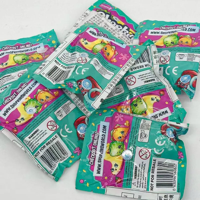 Shopkins Shopping Elf Blind Box Kindergarten Surprise Gift Supermarket Shopping Cute Doll Collect Ornaments Kids Birthday Gifts